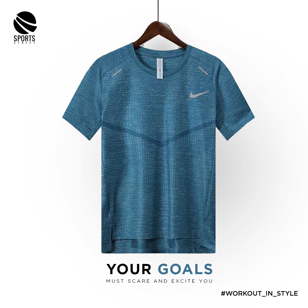 Nike F2 Curved 531 Light Blue Training Shirt
